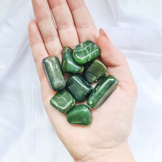 Nephrite Jade Tumbled Stones