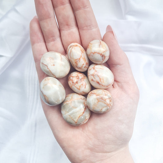 Red Vein Jasper Tumbled Stones