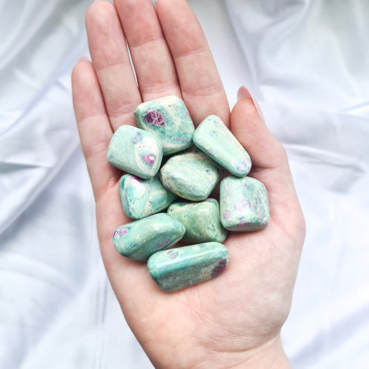 Ruby Fuchsite Tumbled Stones