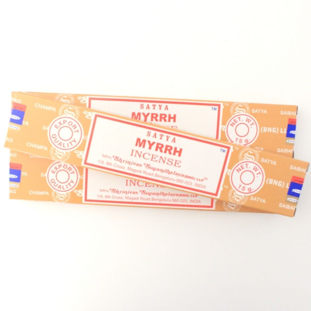 Satya - Myrrh Incense Sticks - Celestial Stones