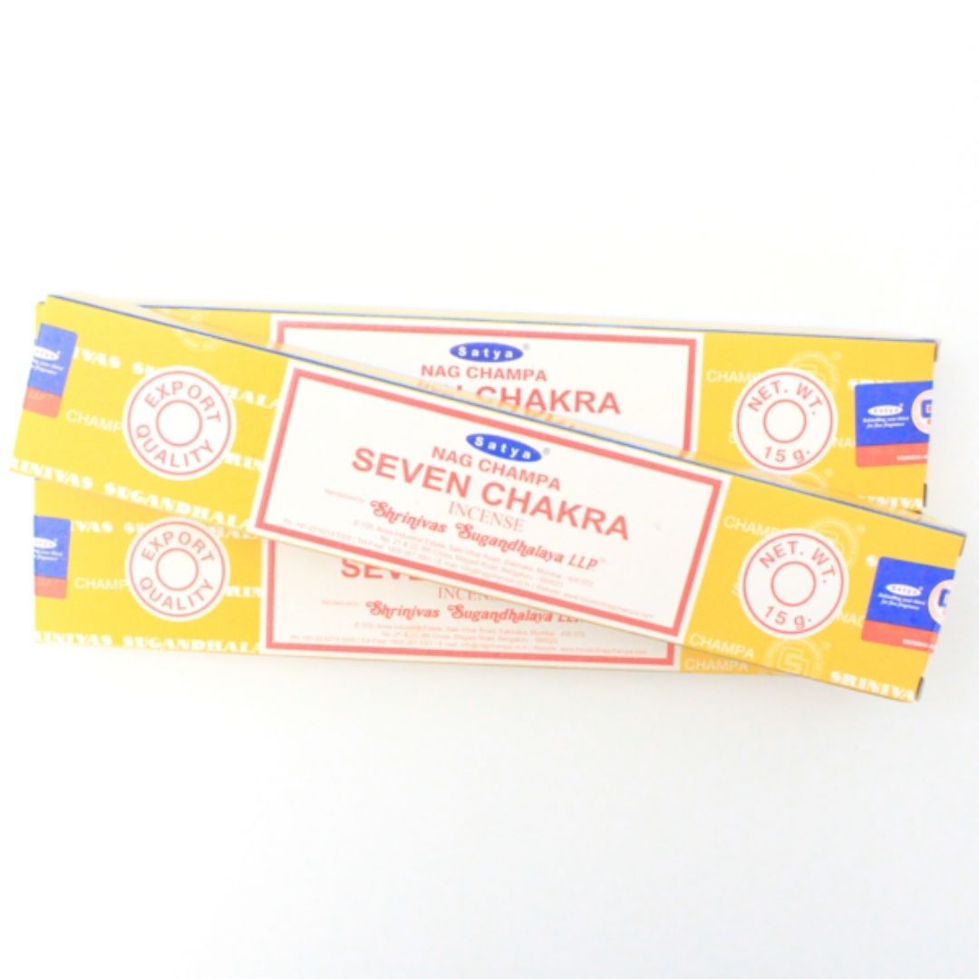 Satya - Seven Chakra Incense Sticks - Celestial Stones