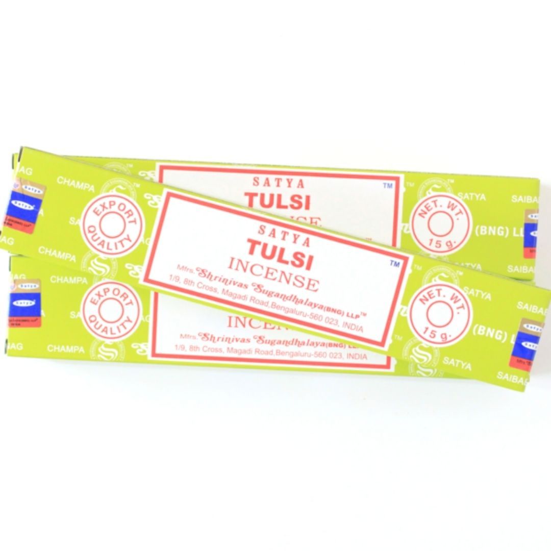 Satya - Tulsi Incense Sticks - Celestial Stones